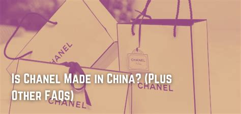 chanel made in china not to be sold